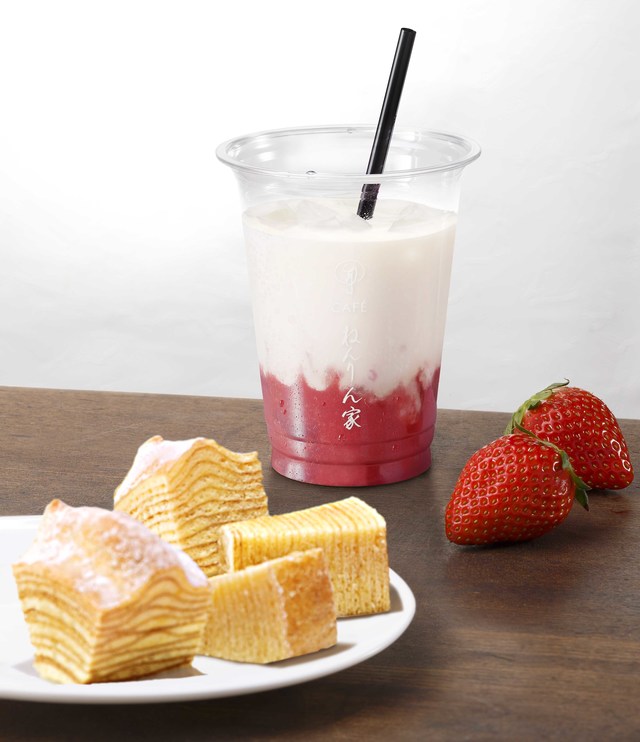 「いちごラテ」