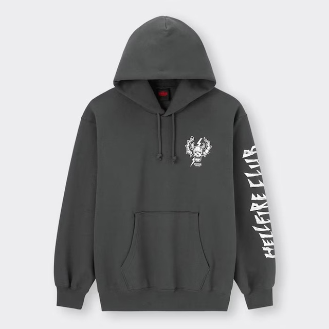 ヘビーウェイトスウェットパーカ(長袖) 2,990円｜GU×Netflix「ストレンジャー・シングス 未知の世界」