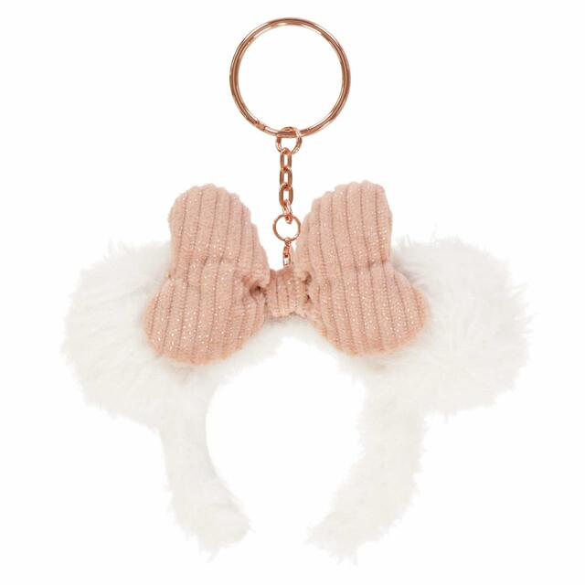 キーチェーン 1,200円｜東京ディズニーリゾート40周年“ドリームゴーラウンド”冬のファッショングッズ｜販売店舗：東京ディズニーランド「グランドエンポーリアム」、東京ディズニーシー「エンポーリオ」｜発売日：2023年9月14日（木）