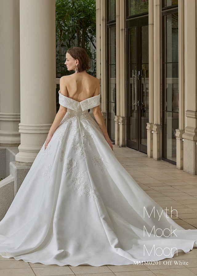 クラウディア「Myth Mock Moon(ミスモックムーン)」新作ウェディングドレス MMM0201_Off White