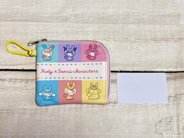 【しまむら パスコインケース(RODY×SANRIO CHARACTERS)】サイズ（約）：縦11×横12cm