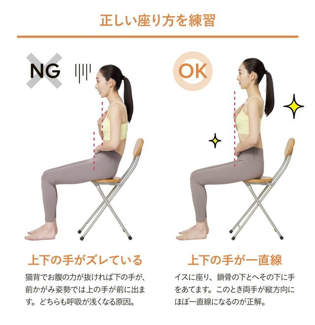 正しい座り方