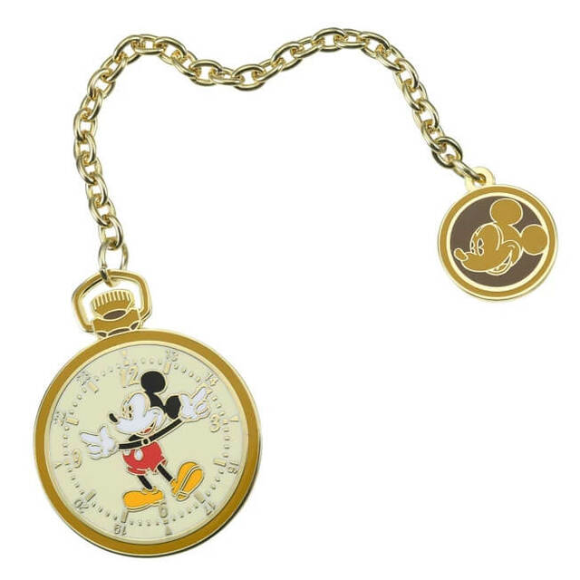 ミッキー ピンバッジ 懐中時計型 Walt Disney World 50th Celebration 2,090円