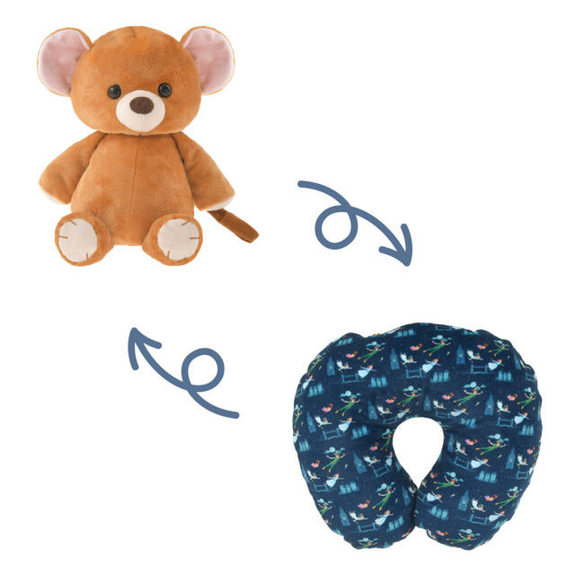 ピーター・パン ネックピロー 2WAY PETER PAN TRAVEL 4,400円