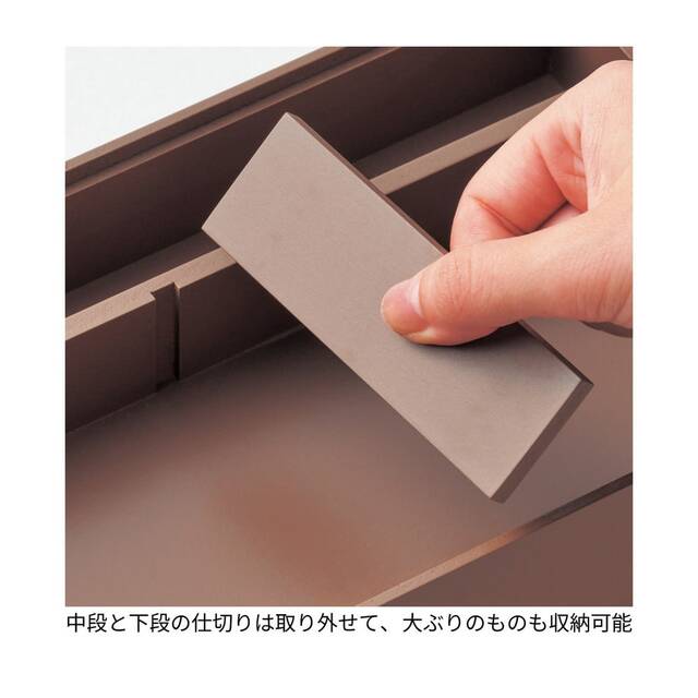 ベルメゾン｜ミラー付きスタッキング収納ボックス「クラシック・プー」｜￥12,900 （税込）