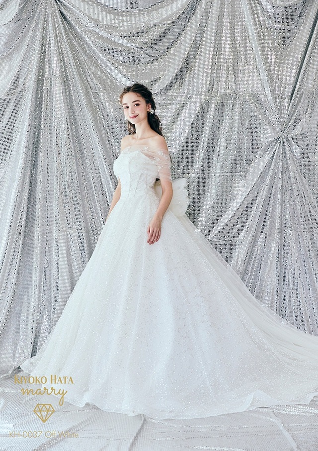 KIYOKO HATA（キヨコハタ）×marry（マリー）新作ウェディングドレス　KH-0037_OffWhite