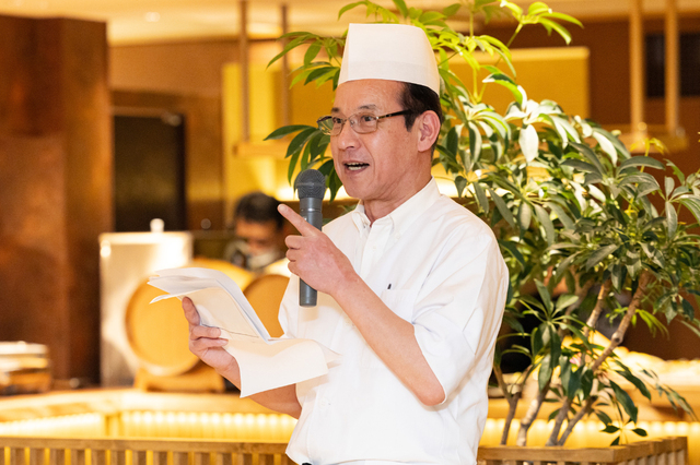 「料理長 田行 勝利さん」【ホテルアベスト札幌が初の「ディナーバイキング」をスタート！自分で作る海鮮丼など、豪華な北海道メニューが勢ぞろい！】