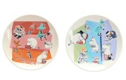【ムーミンマーケット2023】プレート（直径13cm）各￥990 ■会期：2023年6月22日（木）～7月5日（水）■会場：西武池袋本店7階＝催事場A ■入場料：無料
