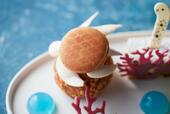 「ウミガメシュークリーム」＜期間：2025年7月1日～8月31日＞【ペンギンもチンアナゴも♪すみだ水族館の人気者たちがスイーツになった“コラボアフタヌーンティー”開催】