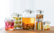 【無印良品 収納用品ランキング第9位】「ソーダガラス密封ビン」約750mlサイズは 690円(税込)