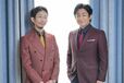 新作歌舞伎『流白浪燦星』でルパン三世役を勤める片岡愛之助(右)と、脚本・演出の戸部和久