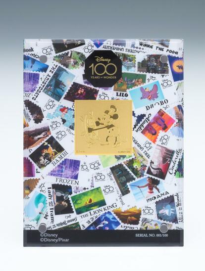 純金製カードディズニー100year of wonder 10g Disney100 純金小判