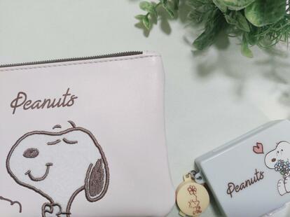 コスパ最強！【PEANUTS最新付録】スヌーピーのポーチ＆印鑑ケースが