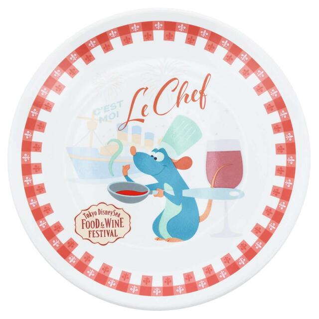 プレート 1,700円｜「東京ディズニーシー・フード＆ワイン・フェスティバル」スペシャルグッズ｜販売店舗：東京ディズニーシー「スチームボート・ミッキーズ」｜発売日：2026年4月8日（水）