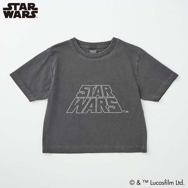レディスラインストーン半袖Tシャツ 2,838円｜イオン「スター・ウォーズ」コレクション