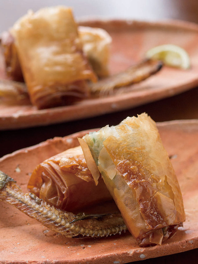 虎穴（馬喰横山）　鮎の春巻き1400円