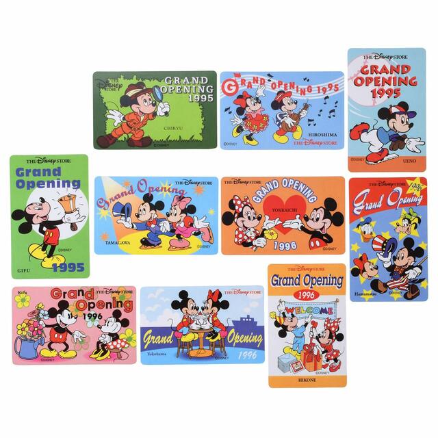 ミッキー＆フレンズ シール・ステッカー ボックス入り Disney Store Japan 30th Anniversary Historical Card 1,650円