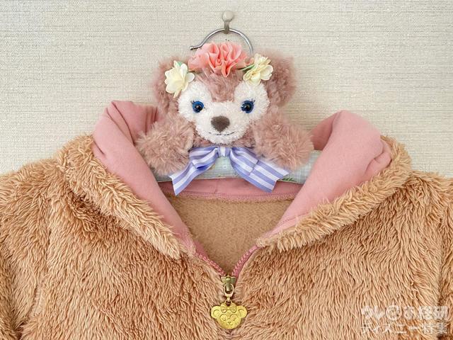 「ダッフィー&フレンズのスプリング・イン・ブルーム」ハンガー（使用例）