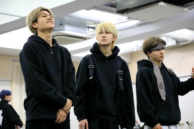 MCリハ中のKOSUKE、NITTA SOMA、RYOTA