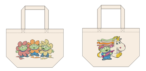 「トイ・ストーリー トートバッグ（横型）」全2種 税込み 2,200円