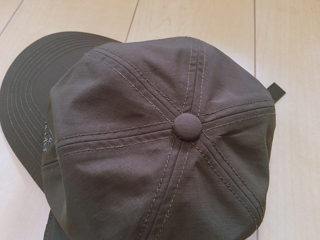 【ワークマン イージス防水リップローキャップ】しっかり縫製されています