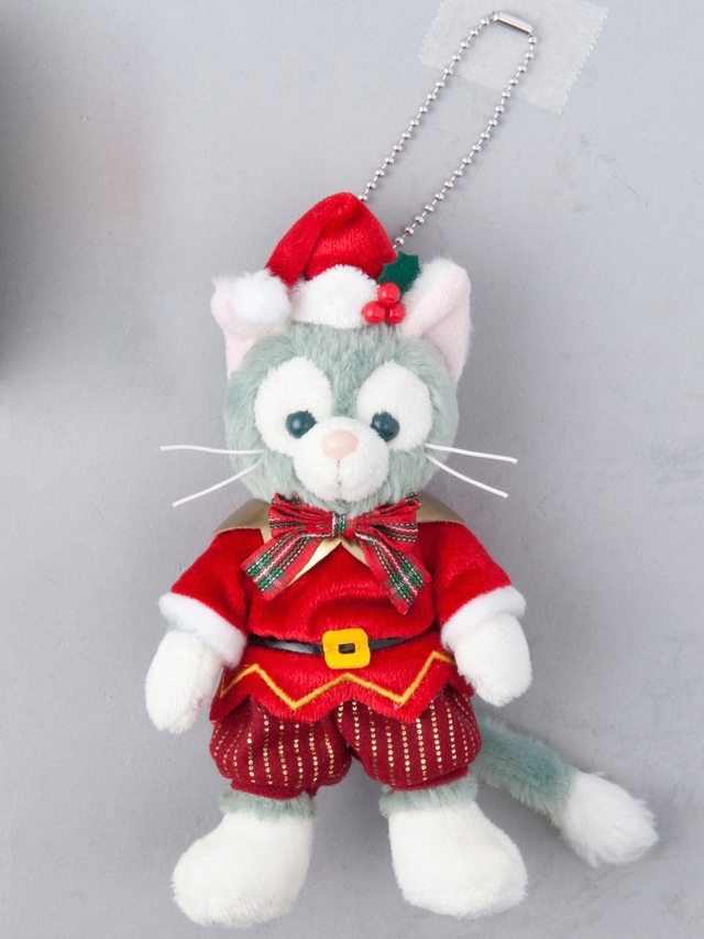 ぬいぐるみバッジ（ジェラトーニ）¥2,000｜ダッフィーのクリスマス（2016年）スペシャルグッズ