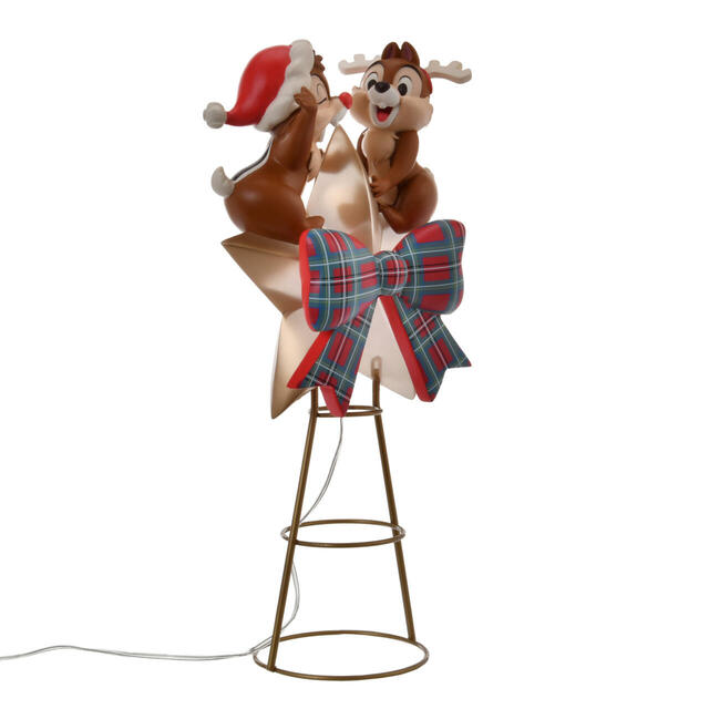 チップ&デール ツリートッパー ライトアップ DISNEY CHRISTMAS 5,500円