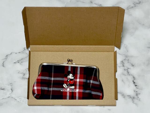 いざ開封!ポーチがお目見えしました♪『SPRiNG 10月号』付録:MICKEY MOUSE(ミッキーマウス)横長がま口ポーチ