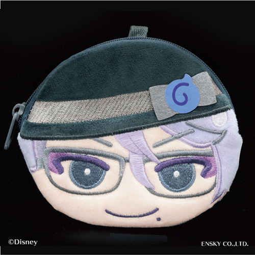 ディズニー ツイステッドワンダーランド おまんじゅうふかふかポーチ 9.アズール