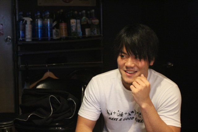 MAO選手「タオルって借りものじゃないですか。染めてるとタオルに色がついちゃうんで（笑）」