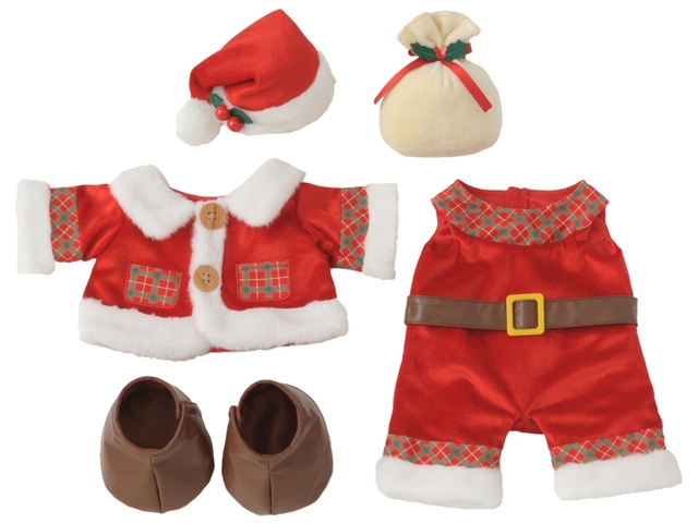 コスチュームセット（ダッフィー）¥4,800｜ダッフィーのクリスマス（2016年）スペシャルグッズ