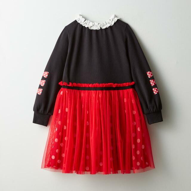 長袖チュールドッキングワンピース｜3,990円（税込）