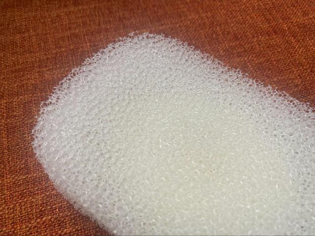 【マーナ(marna)　お風呂の柄付きスポンジ】スポンジの素材はポリウレタン