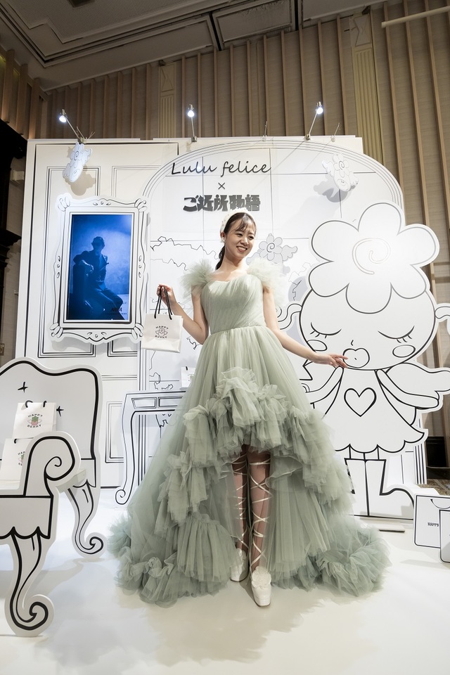 「Lulu felice×ご近所物語」新作ウェディングドレス　LU-1006_Pistachio