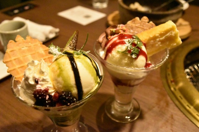 最後はパフェでシメ！！