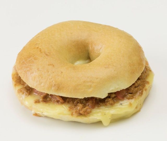 ▲沖縄タコスベーグルサンド