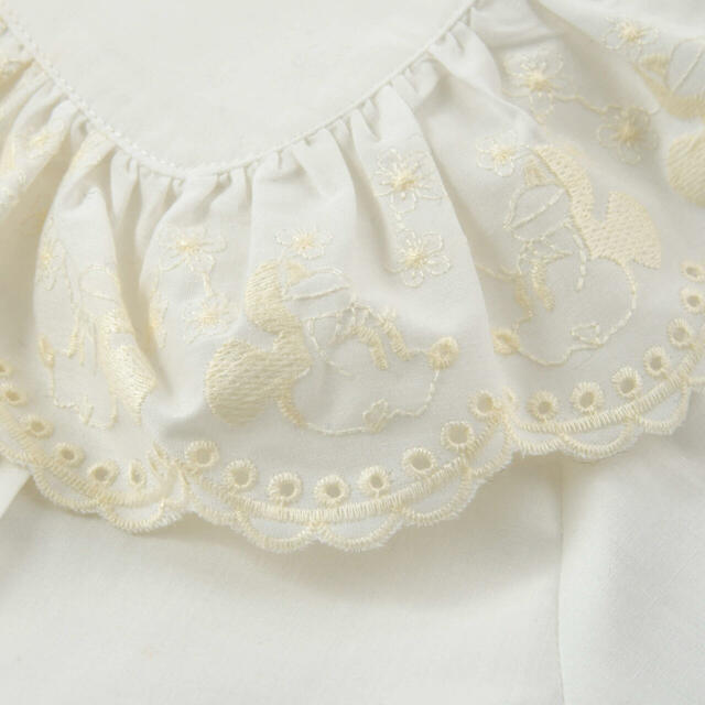 ミニー 長袖ブラウス ホワイト MINNIE DAY 8,000円