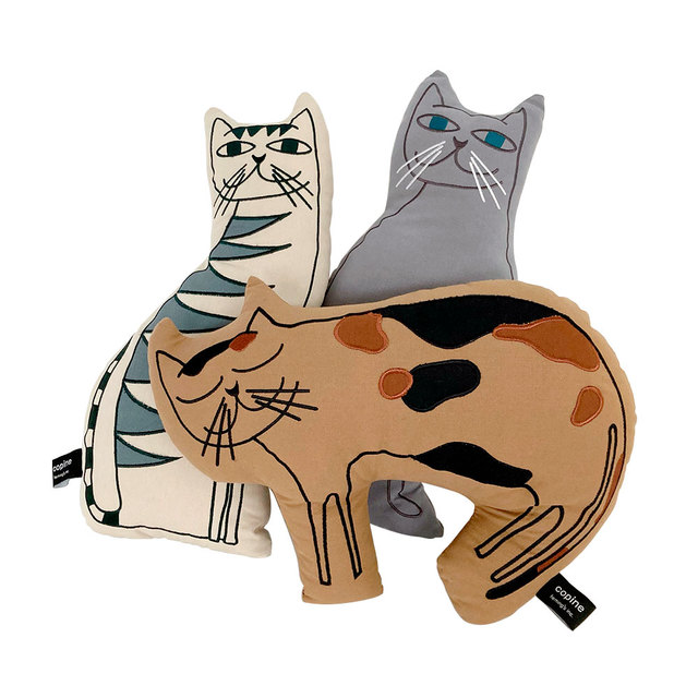 コピーヌクッション（BEIGE/BROWN/GRAY）