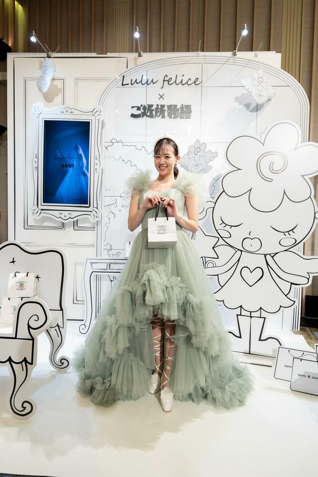 「Lulu felice×ご近所物語」新作ウェディングドレス　LU-1006_Pistachio