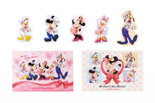 ポストカード＆ステッカー 900円｜東京ディズニーリゾート スペシャルイベント「ミニー・ベスティーズ・バッシュ！」スペシャルグッズ