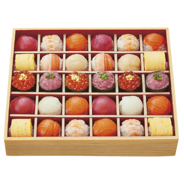 彩りファミリー手まり寿司