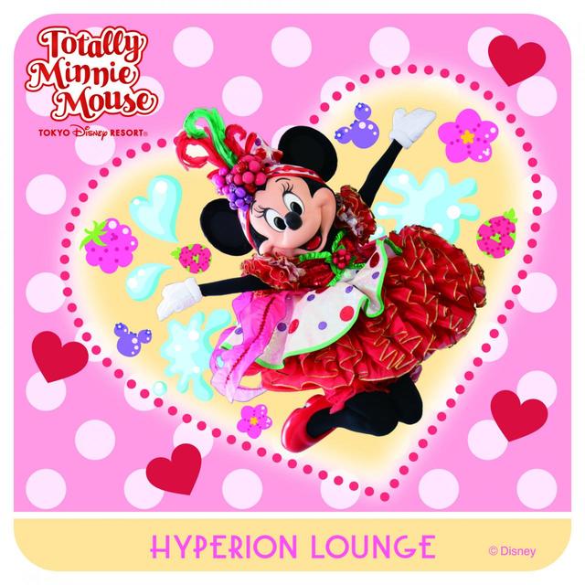 ディズニーアンバサダーホテル「ハイピリオン・ラウンジ」“トータリー・ミニーマウス”ケーキセット オリジナルコースター