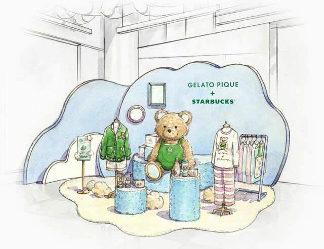 【ジェラート ピケ＋スターバックス】渋谷cocoti店『ピケ モコ ブーケ & ティー ラテ』先行販売イベント