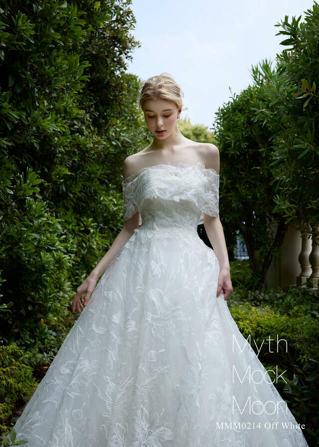 クラウディア|Myth Mock Moon(ミスモックムーン)新作ウェディングドレス|MMM0214_OffWhite