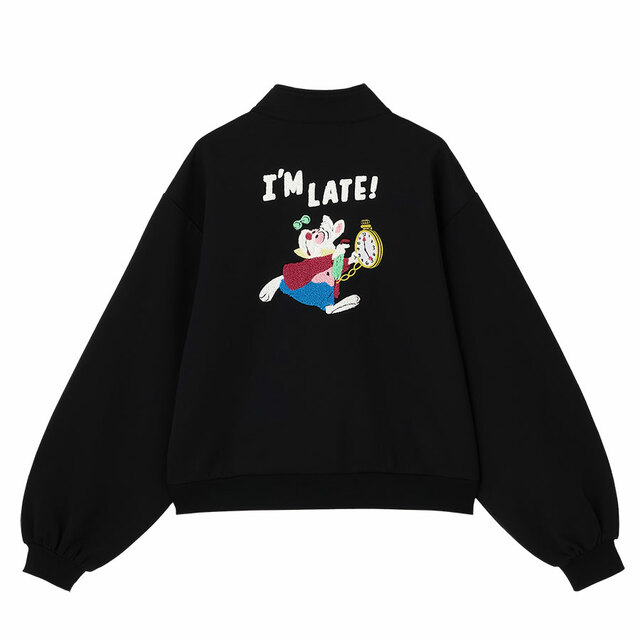 【マリークワント×アリス・イン・ワンダーランド】白うさぎデザイン プルオーバー