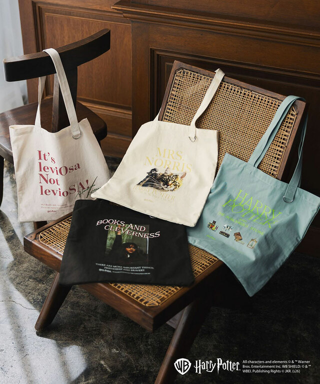 【GLOBAL WORK×ハリー・ポッター】Harry PotterキャンバストートBAG/キッズ　各2,490円（税込）