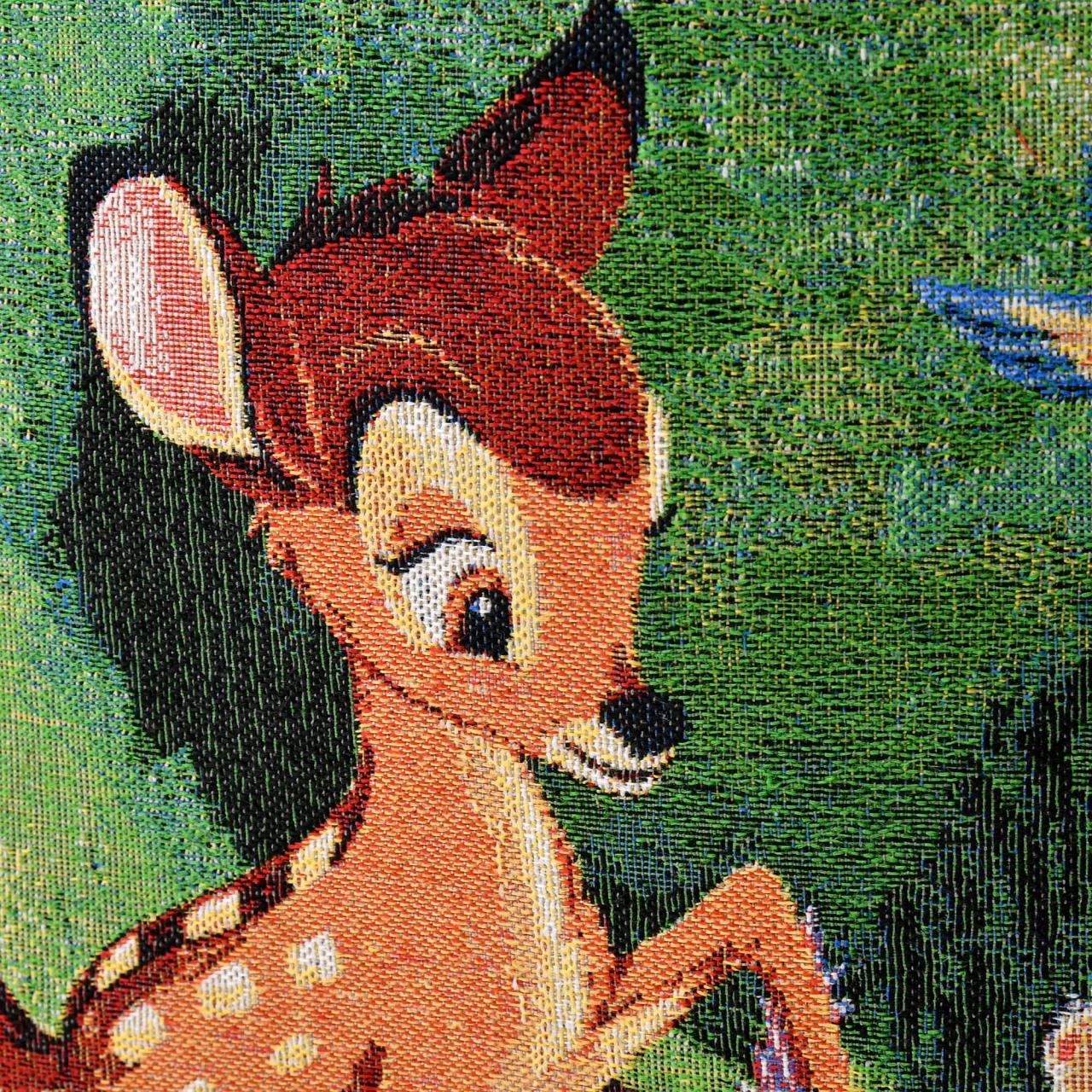 バンビ、とんすけ、フラワー トートバッグ Bambi 80years - トートバッグ