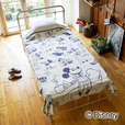 wake-up柄ジャカードタオルケット シングルサイズ￥6,600・ハーフサイズ￥3,980｜昭和西川ディズニー寝具「Dive in Disneyシリーズ」