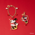 バッグチャーム 4,950円、ファスナーチャーム 3,850円｜&chouette ディズニー「ミッキーマウス&ミニーマウス」コレクション