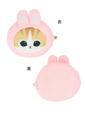 【mofusand×粧美堂 新作コスメ&雑貨】MDフェイスポーチ/うさにゃん(税込2,420円)